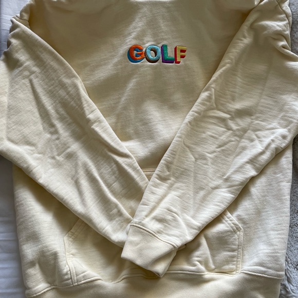 Tyler the creator GOLF hoodie in pale yellow - Picture 2 of 3